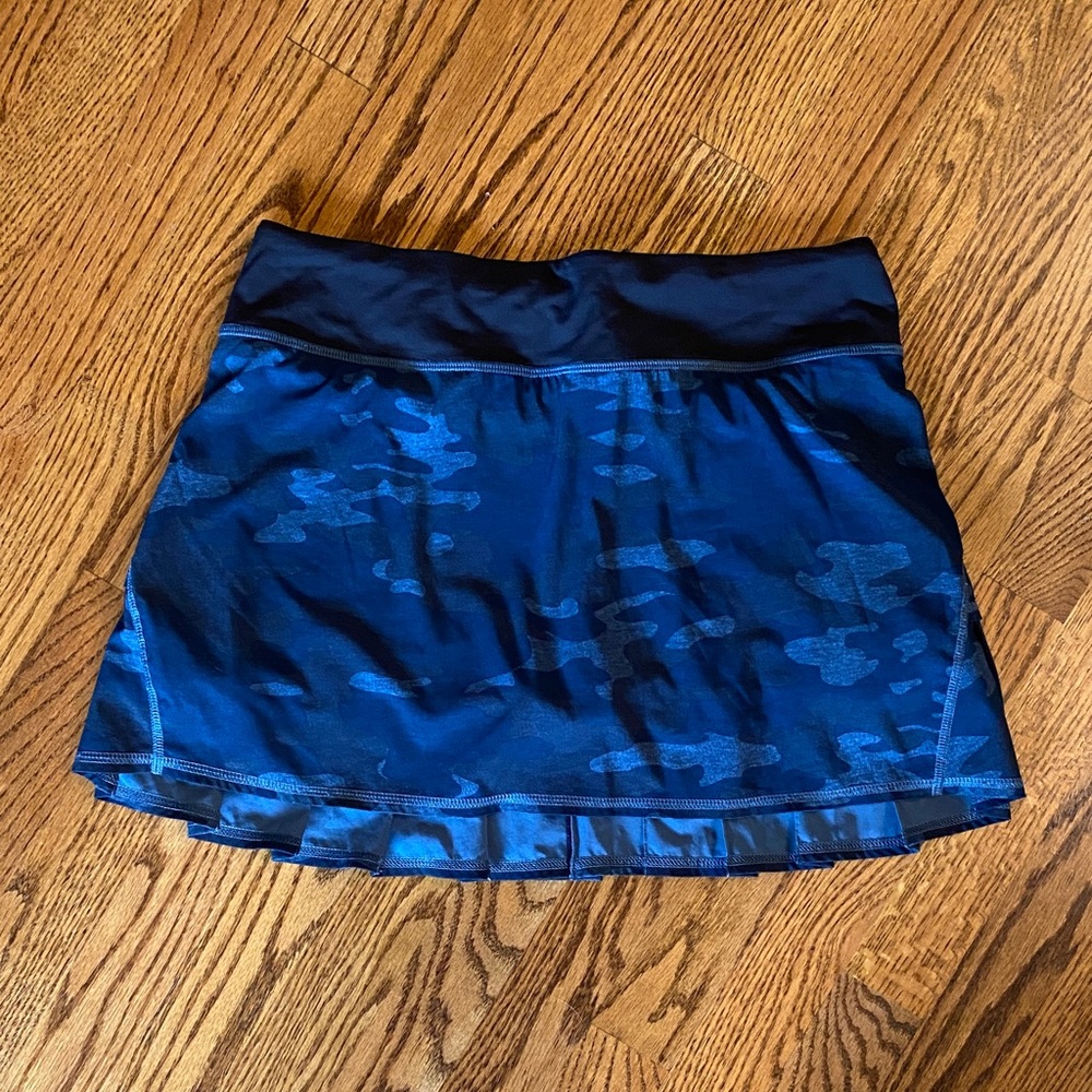 Women's Blue Camouflage Skort